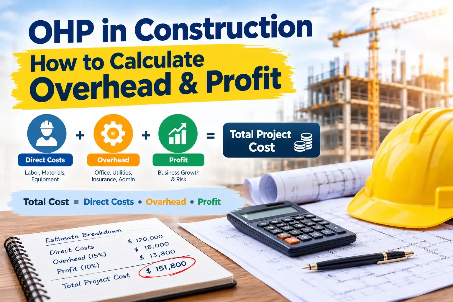 OHP in Construction-How to Calculate Overhead & Profit